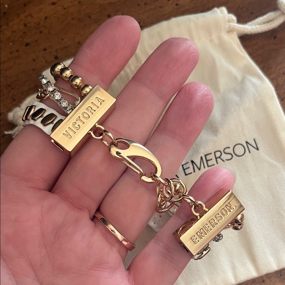 Victoria Emerson Gold and Silver Bracelet Trio - Picture 2 of 3